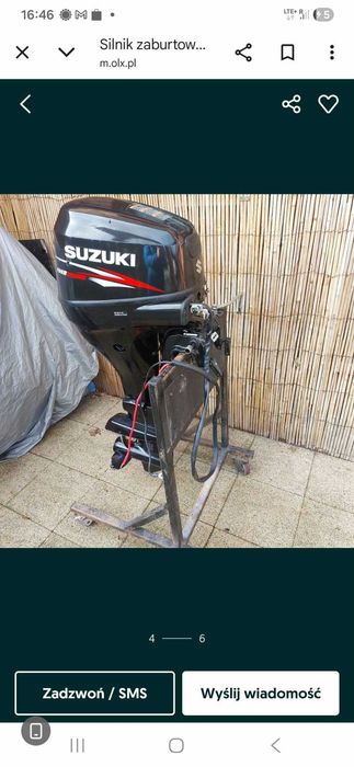 Silnik zaburtowy Suzuki DF25 25 KM 4T | Czterosuw | Długa Stopa L | Stan bardzo dobry