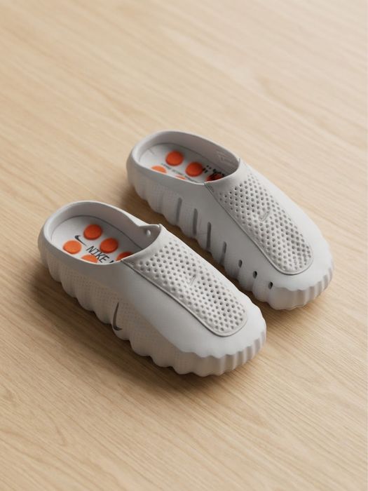 Klapki Nike Offline 3.0 Grey / Pomarańczowe Accenty – Rozmiar 42