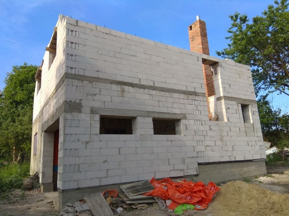Будівництво будинків,дач,приміщень з газобетону.