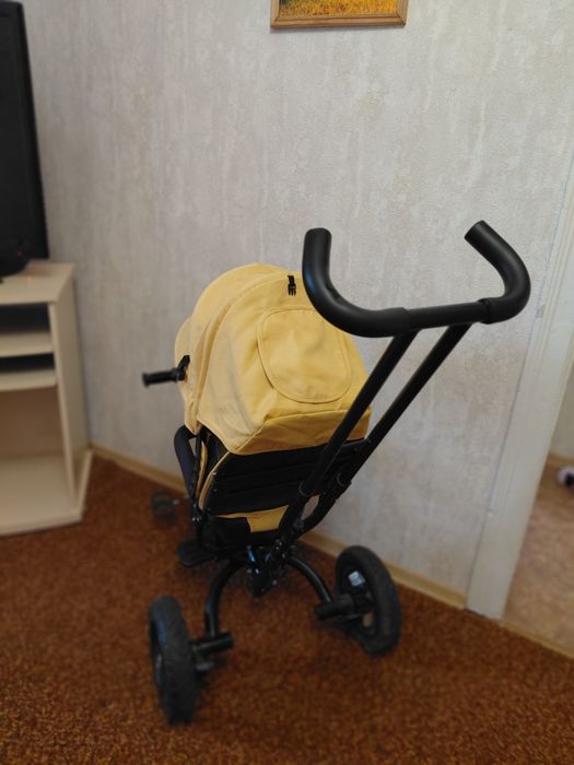 Дитячий триколісний велосипед Turbo Trike MT 1007 гумові колеса