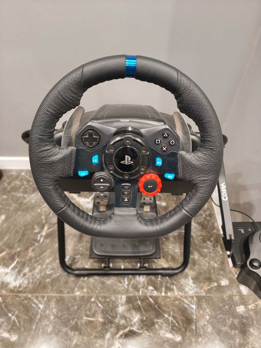 Logitech G29 + shifter + stelaż