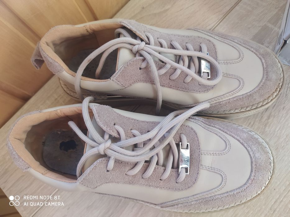 Туфли женские, кожаные