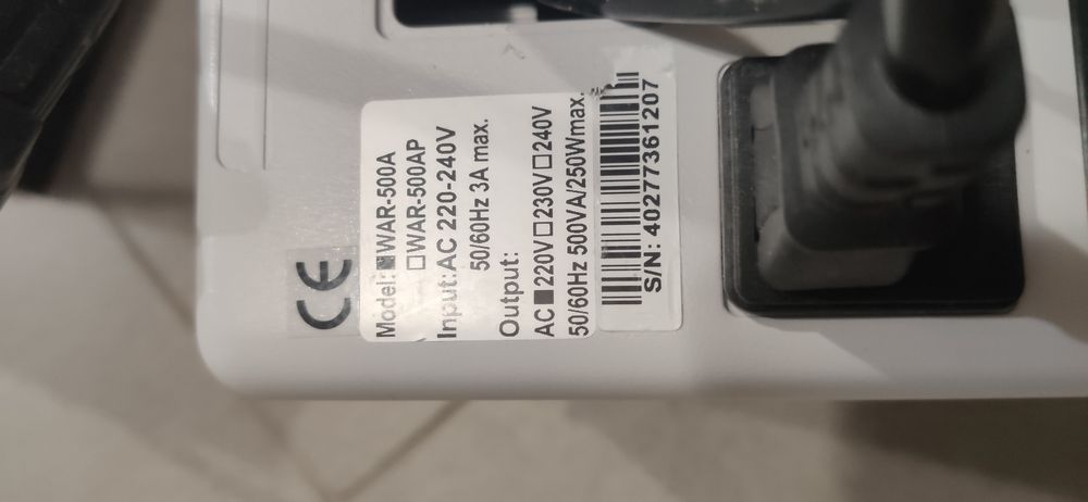 Инвертор Бесперебойник Powercom WAR-500A, 250 Вт + аккумулятор 50 Ач