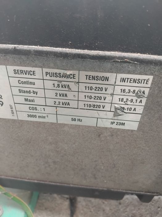 Agregat prądotwòrczy generator spalinowy Kawasaki 2 kva