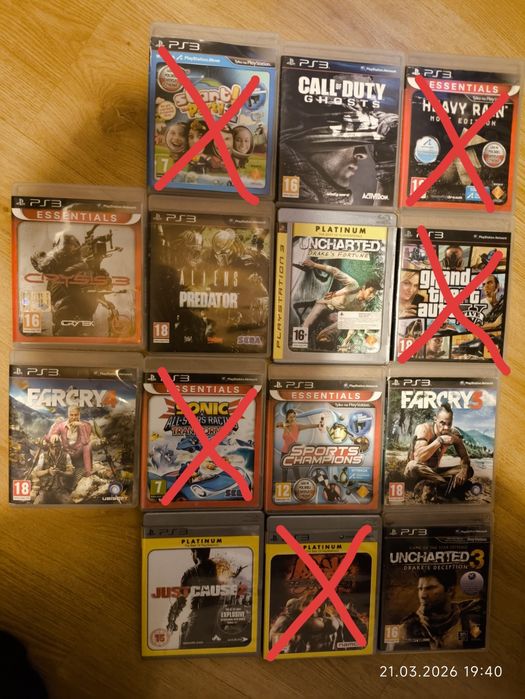 Gry na PS3 używane dobry stan