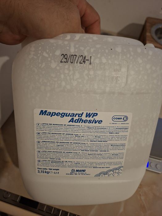 Klej do hydroizolacji Mapei Mapeguard WP Adhesive 1.5kg +1.4 kg