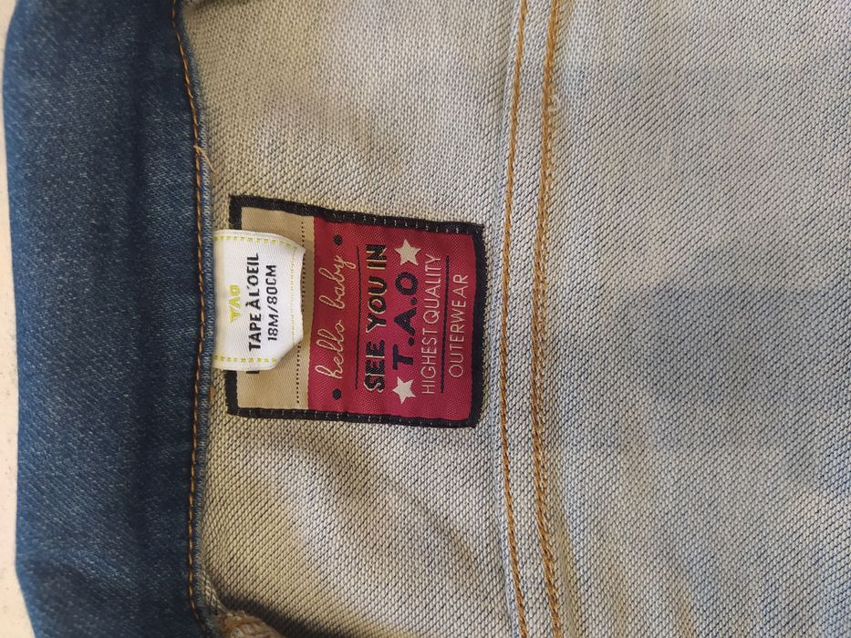 Kurteczka kurtka firmowa jeansowa katana 80