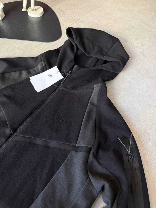 Чоловічий Спортивний костюм  Nike Tech Fleece Black\Grey штани кофта