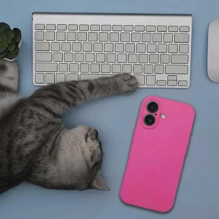 Etui Obudowa Silikon Case + Szkło Hartowane 9H iPhone 17