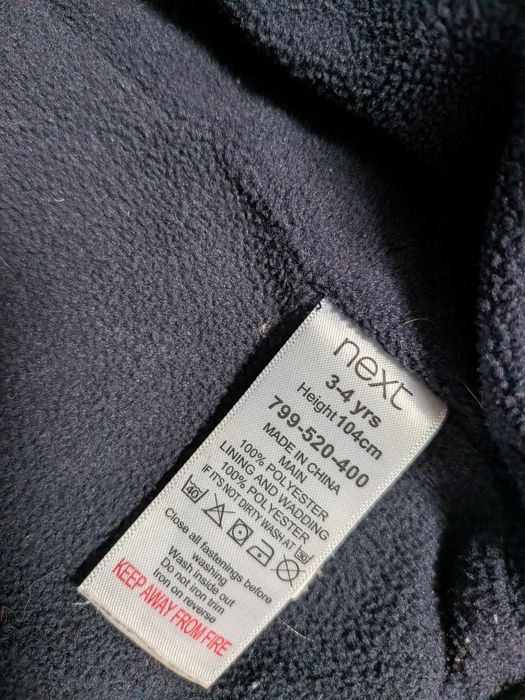 NEXT kurtka z polarem 104 dla chłopca 4 lata