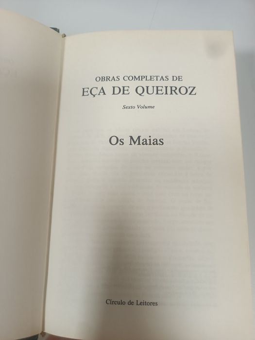 Vendo Livro de Eça de Queirós - Os Maias