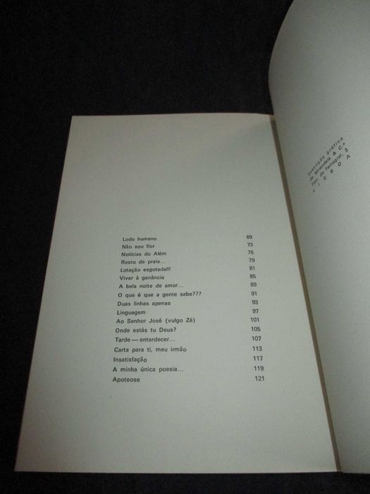 Livro Açafate de Floremas António Cruz Autografado