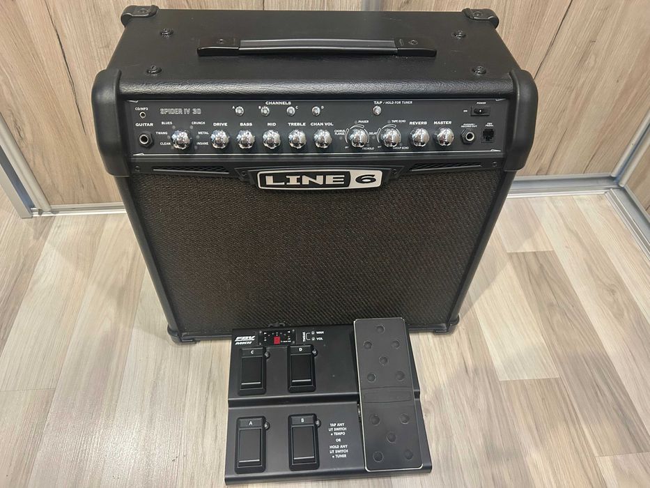 Wzmacniacz Line6 Spider IV 30 + kontroler FBV Express MKII