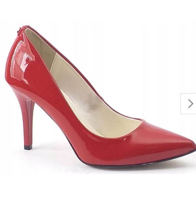 Czerwone szpilki czułenka LEWSKI