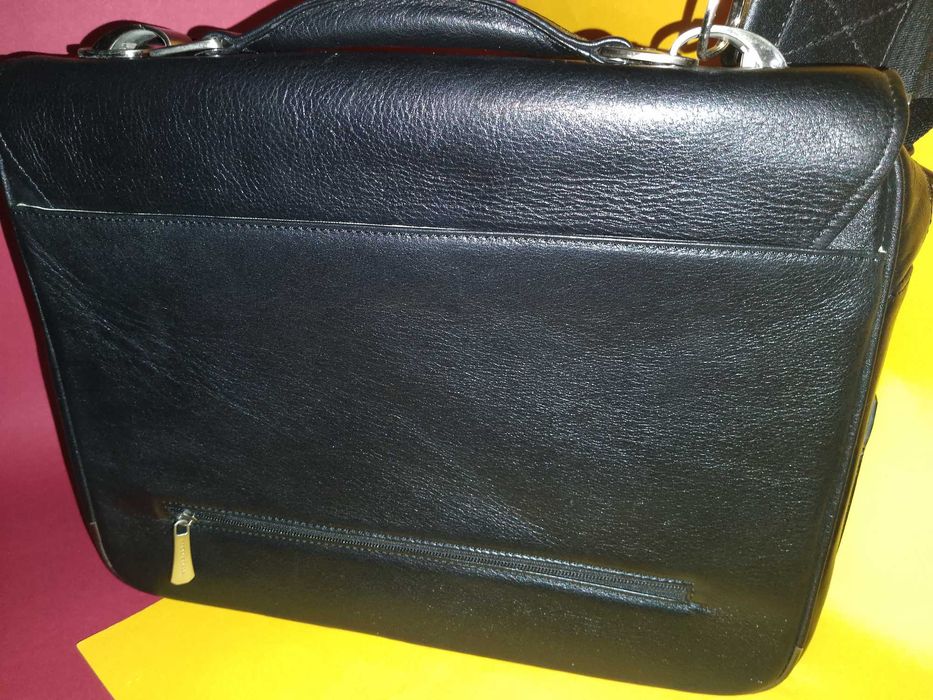 Качественный мужской портфель Настоящая кожа Haagendess Деловая сумка