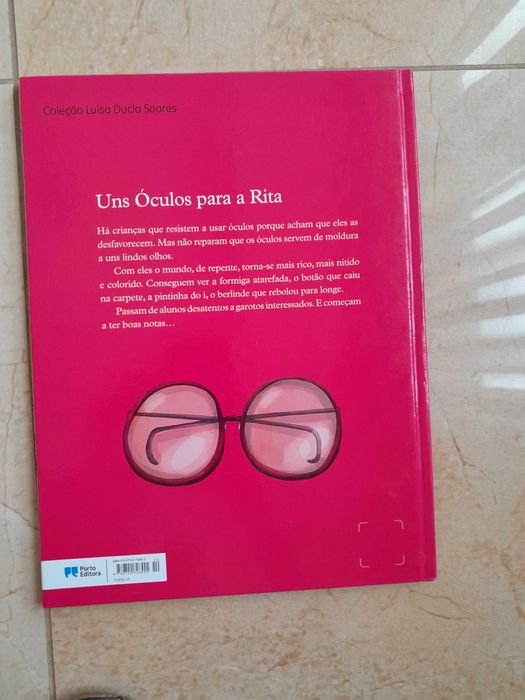Livro- "Uns óculos para a Rita"- como NOVO