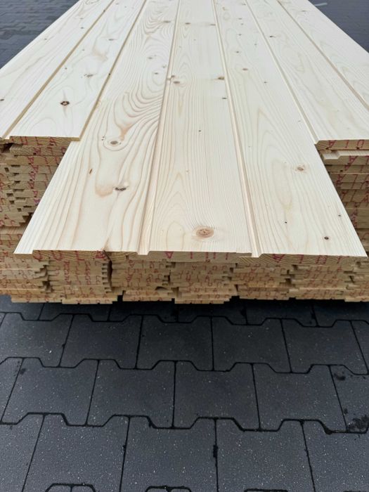 Deska elewacyjna na zakładkę 19x148 świerk skandynawski Szalówka