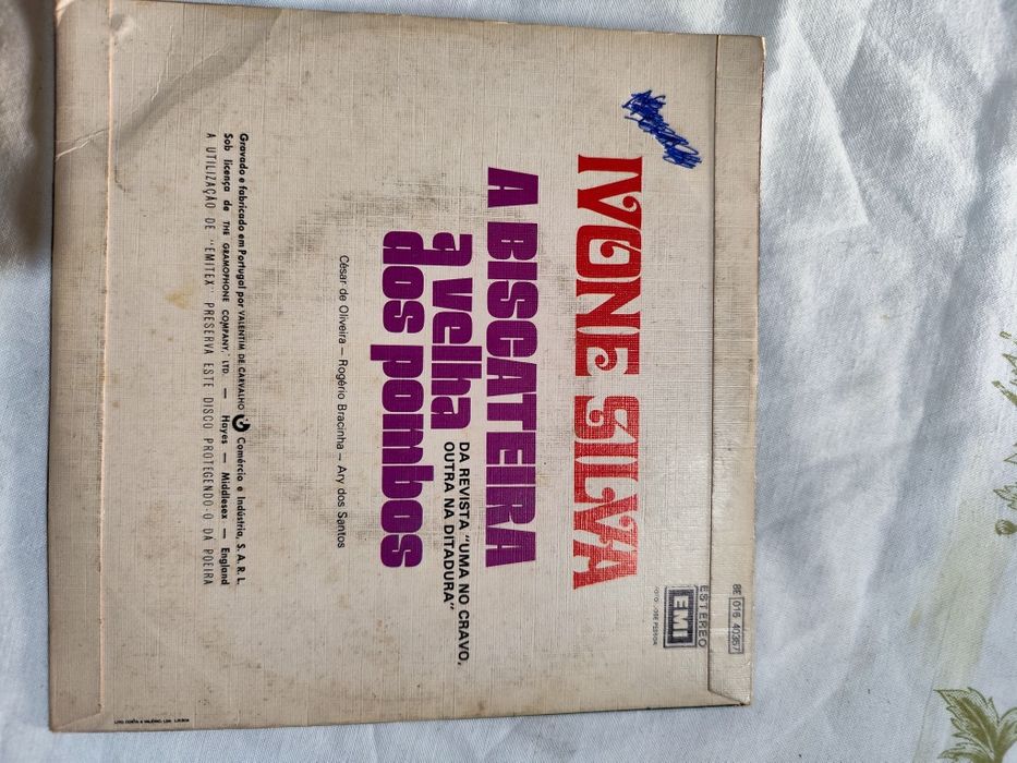 Vendo disco vinil single Ivone silva 1975