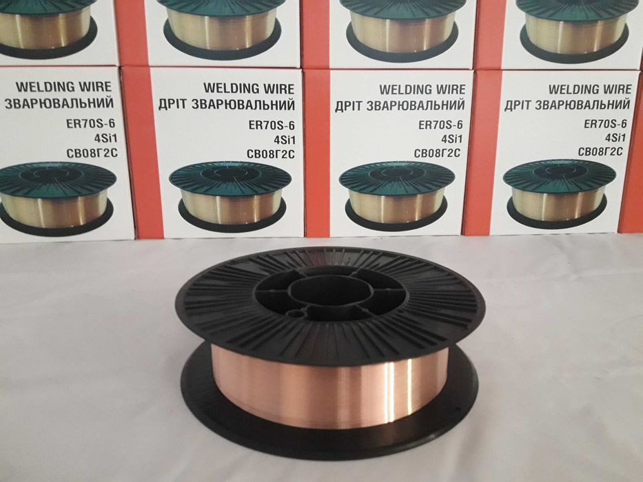 0,8 мм Проволока сварочная ОБМІДНЕН Дріт зварювальний Народний Варіант