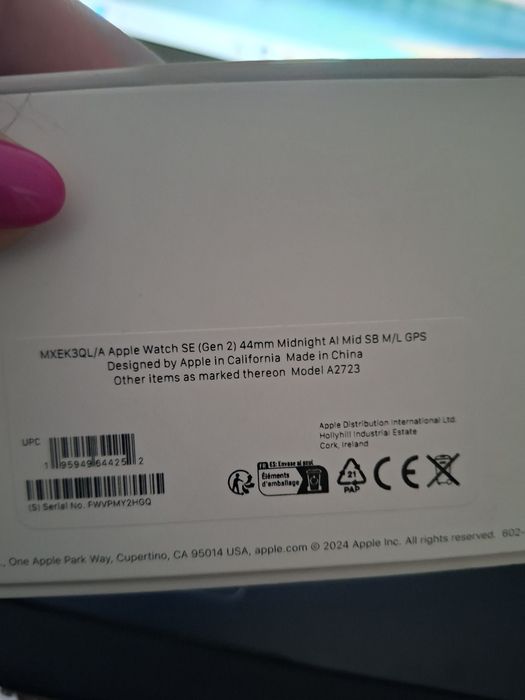 Apple watch SE gps 44mm midnight