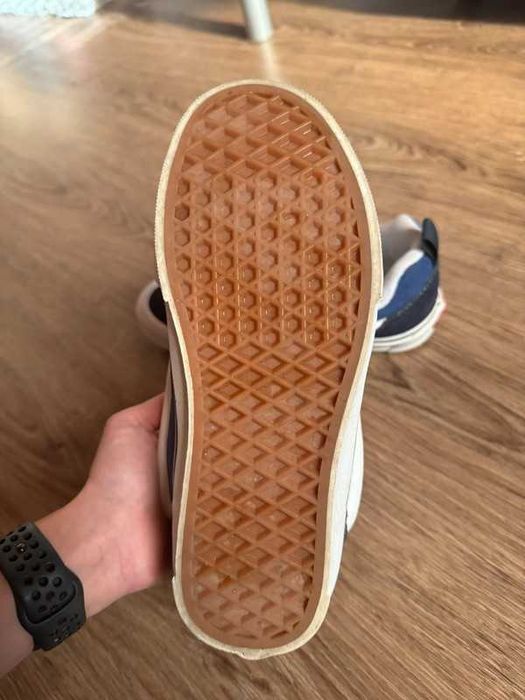 marineblauwe vans knu skool 38
