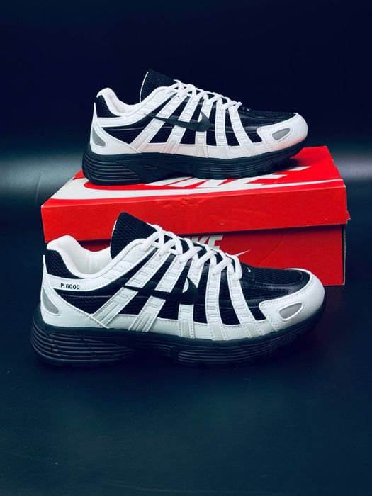 Мужские красовки найк 6000 Найки ОСЕНЬ кожаные молодежные кросивки Nike P-6000 кожаные красивки Кроссовки мужские найк