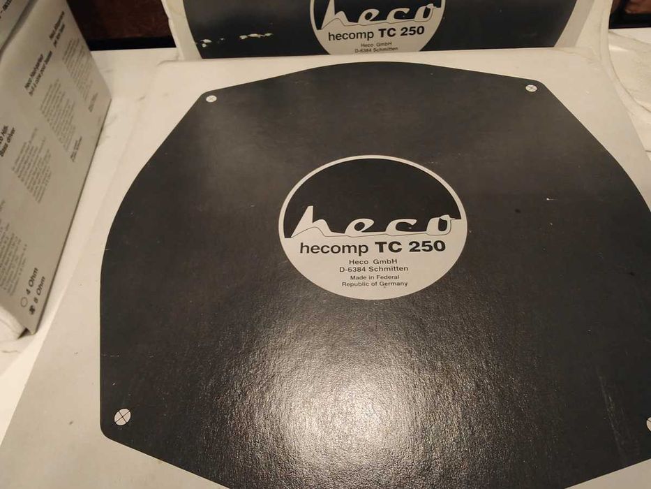 HECO TC 250 HECOMP ! Głośniki niskotonowe 25cm ! Nowe