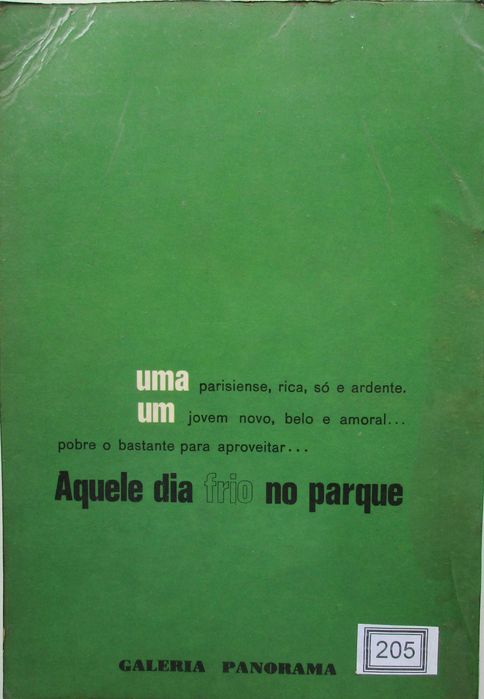 Richard Miles - - - Aquele Dia Frio no Parque - - - - - Livro