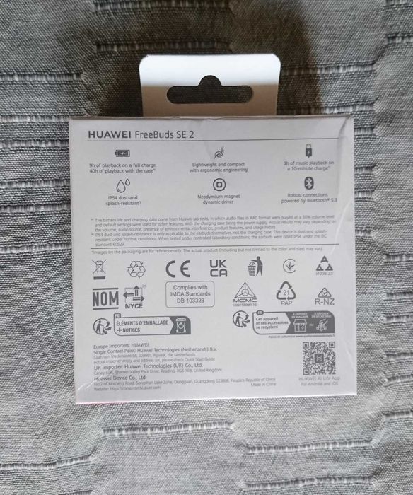 Słuchawki douszne HUAWEI FreeBuds SE 2 Białe