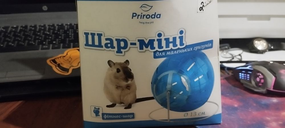 Куля для фітнесу гризунам