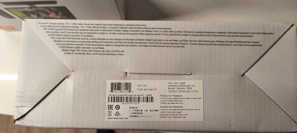 Disco Externo Western Digital Elements 6TB