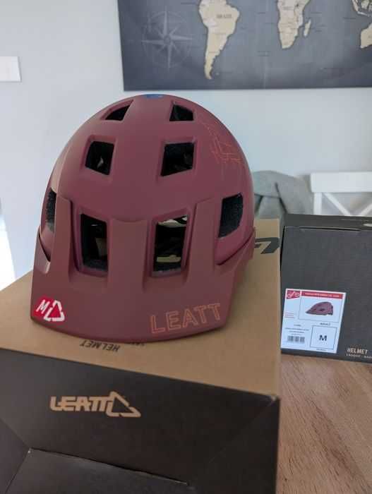 Kask rowerowy Leatt MTB AlIMtn 1.0 V23 lava, enduro