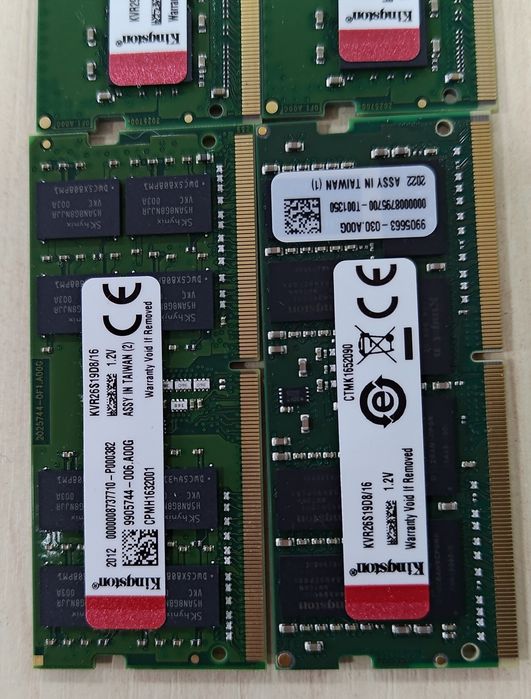 Память для ноутбуков DDR4, DDR3, DDR5