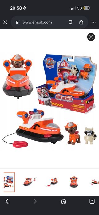 Psi Patrol Zuma zabawka