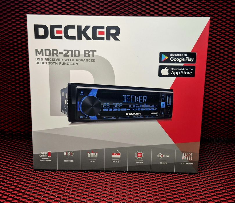 Автомагнітола  Decker MDR-210 BT  4×95 W