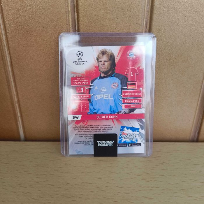 Carta Numerada Oliver Kahn /75 Topps 2024