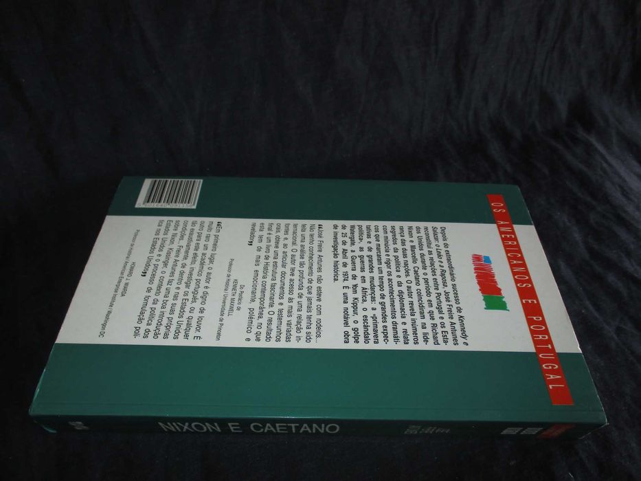 Livro Nixon e Caetano promessas e abandono José Freire Antunes