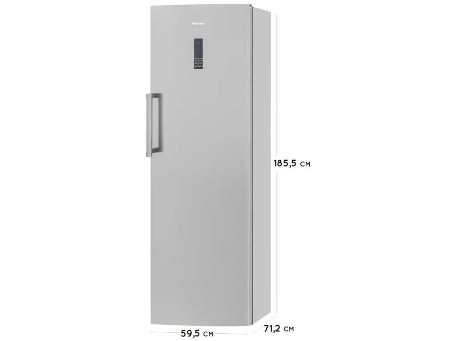 Arca Vertical HISENSE FV341N4BC2 (No Frost - 185.5 cm - 260 L - Inox)