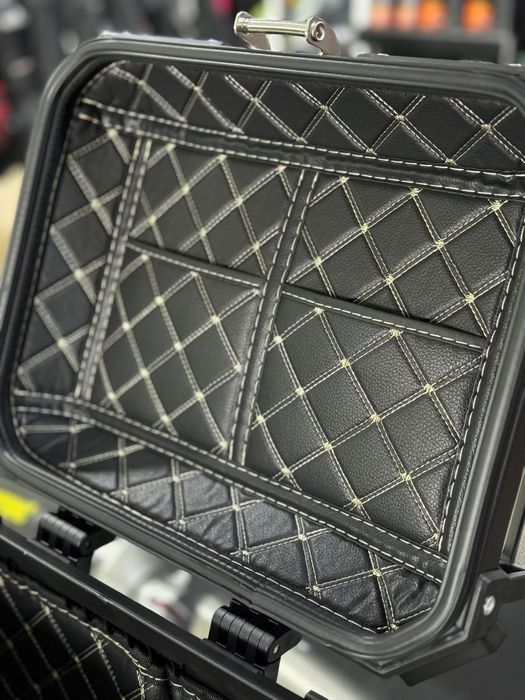top case 45 litros em plastico abs black c/ encosto