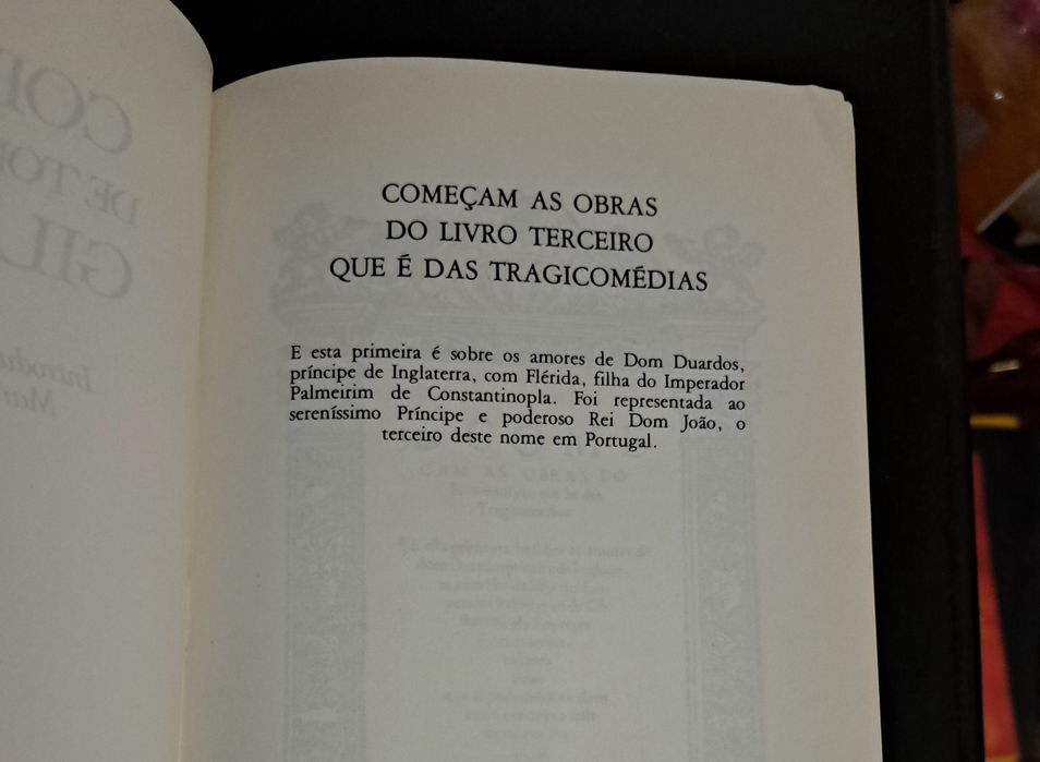"Compilaçam de todalas obras de Gil Vicente"
Volume 2 novo
20 euros