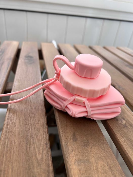 Garrafas Reutilizáveis – Quechua 1L + Berg 600 ml + Dobrável Silicone