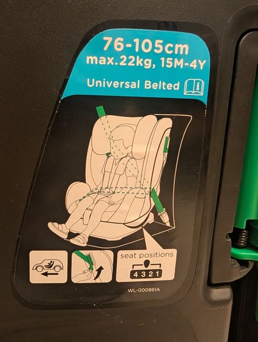 Fotelik samochodowy bez isofix Graco