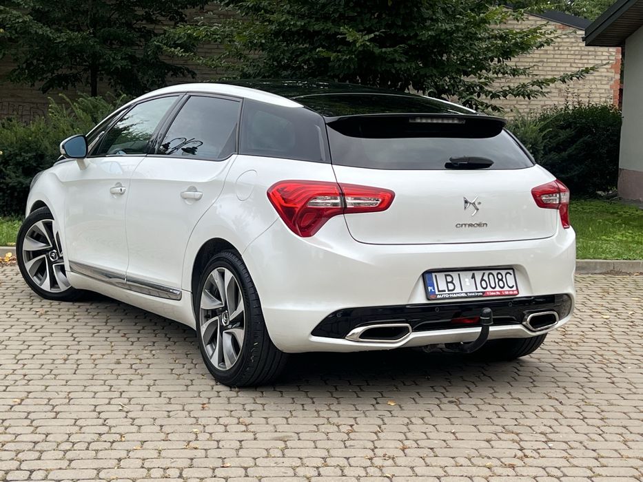 Citroen DS5 2.0HDI 163KM Automat 2012 Biała Perła Alcantara Panorama G. Fotele LED PDC Hak