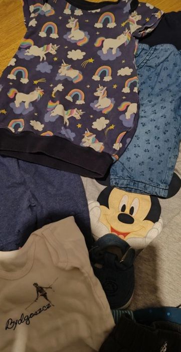 Zestaw paka ubrań dla chłopca niemowlę 56 62