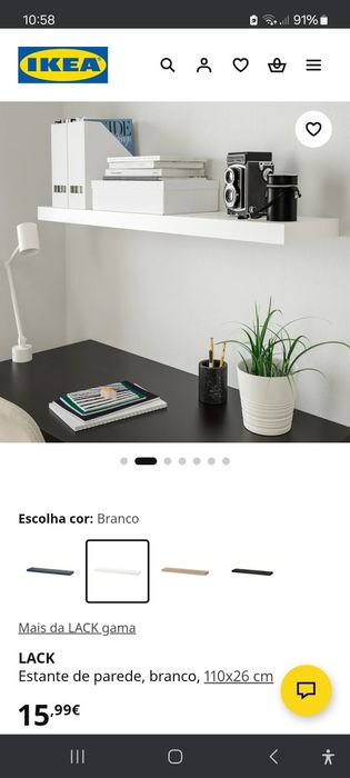 Prateleira parede ikea