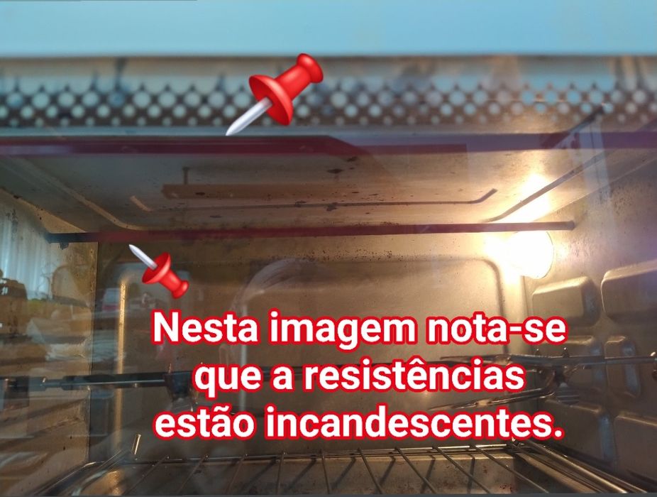 Forno elétrico em bom estado casa apartamento vivenda escritório.