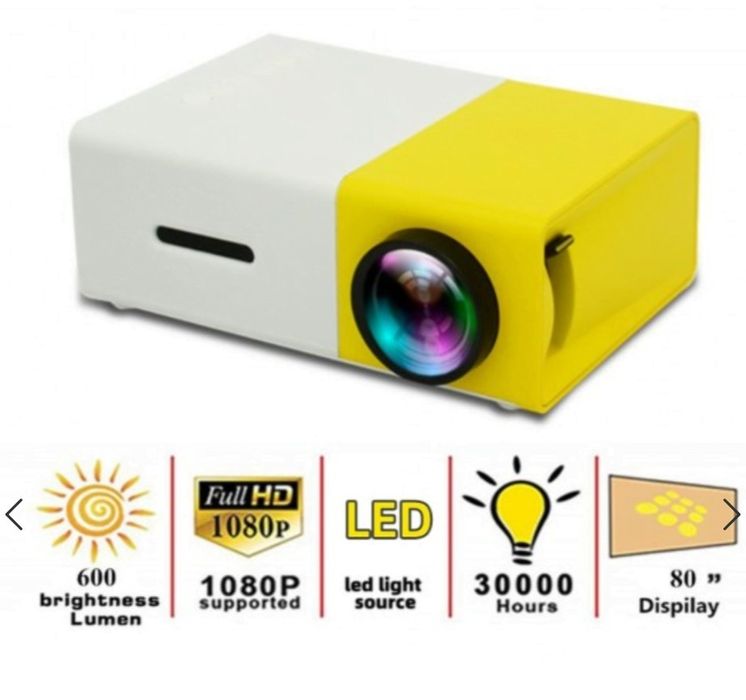 Mini Projetor Portátil (Portes Grátis)