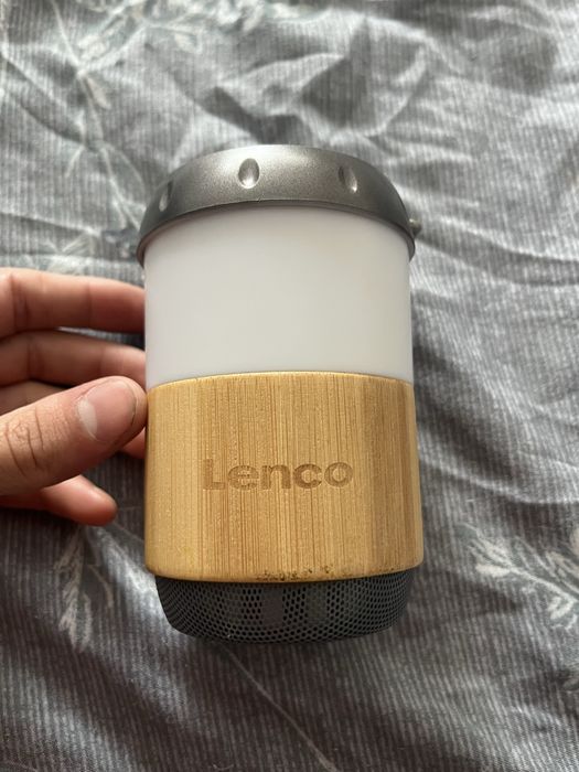 Głośnik Bluetooth z lampką Lenco BTL-030BA – nowy, sprawny