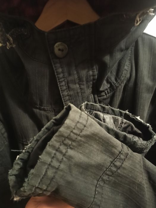 Blusão inverno preto com capuz Springfield M