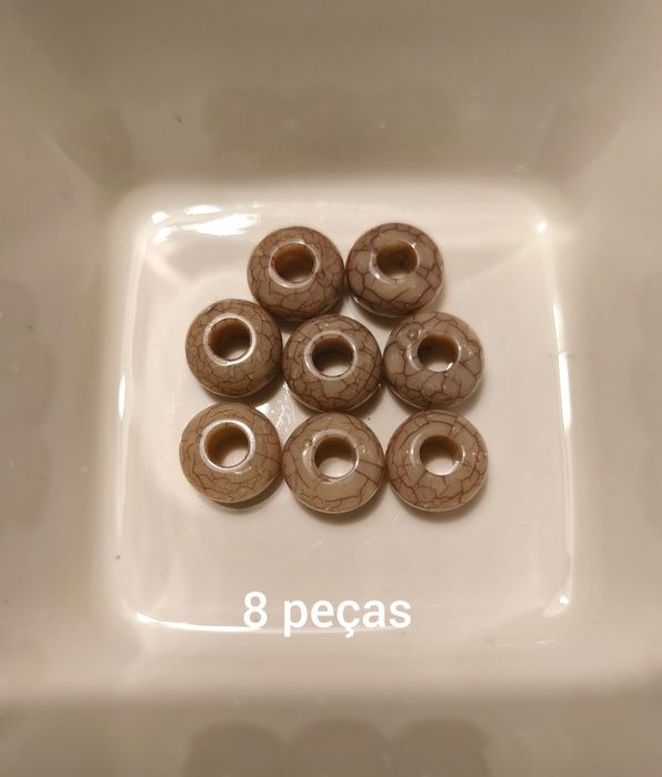 Lote 659 peças para fazer bijuterias